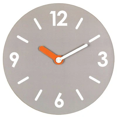 Reloj de pared de plástico redondo
